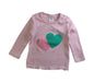 A Pink Long Sleeve Tops from Seed in size 6-12M for girl. (Front View)