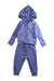A Blue Zippered Sweatshirts from Juicy Couture in size 12-18M for girl. (Front View)