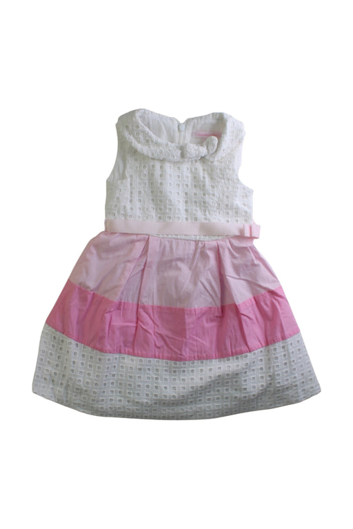 A White Sleeveless Dresses from Nicholas & Bears in size 6-12M for girl. (Front View)