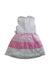 A White Sleeveless Dresses from Nicholas & Bears in size 6-12M for girl. (Back View)