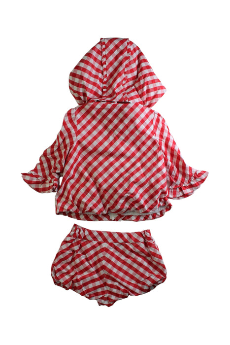 A Red Shorts Sets from Nicholas & Bears in size 12-18M for girl. (Back View)