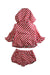 A Red Shorts Sets from Nicholas & Bears in size 12-18M for girl. (Back View)