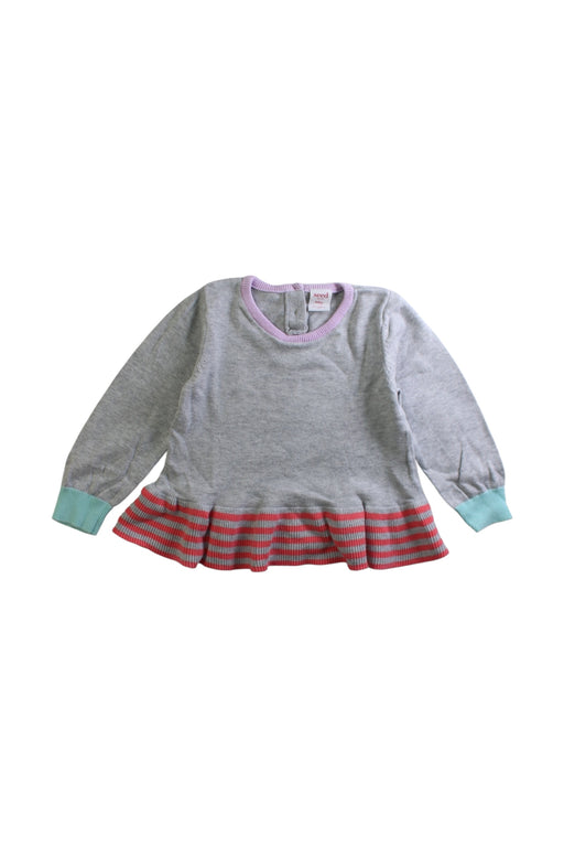 A Multicolour Long Sleeve Tops from Seed in size 18-24M for girl. (Front View)