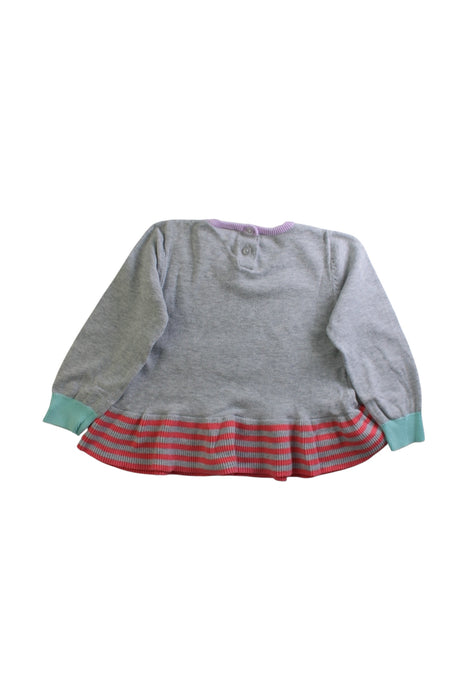 A Multicolour Long Sleeve Tops from Seed in size 18-24M for girl. (Back View)