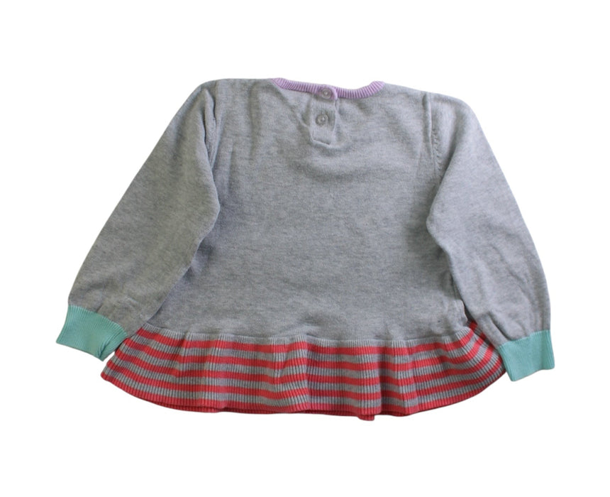 A Multicolour Long Sleeve Tops from Seed in size 18-24M for girl. (Back View)