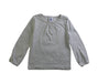 A Grey Long Sleeve Tops from Petit Bateau in size 3T for girl. (Front View)