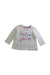 A White Long Sleeve Tops from Joules in size 12-18M for girl. (Front View)
