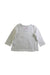 A White Long Sleeve Tops from Joules in size 12-18M for girl. (Back View)