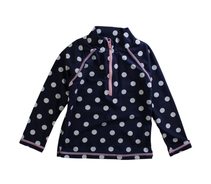 A Navy Rash Guards from Seed in size 3T for girl. (Front View)