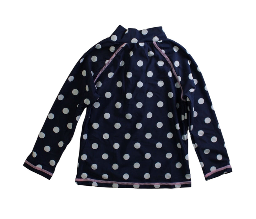 A Navy Rash Guards from Seed in size 3T for girl. (Back View)