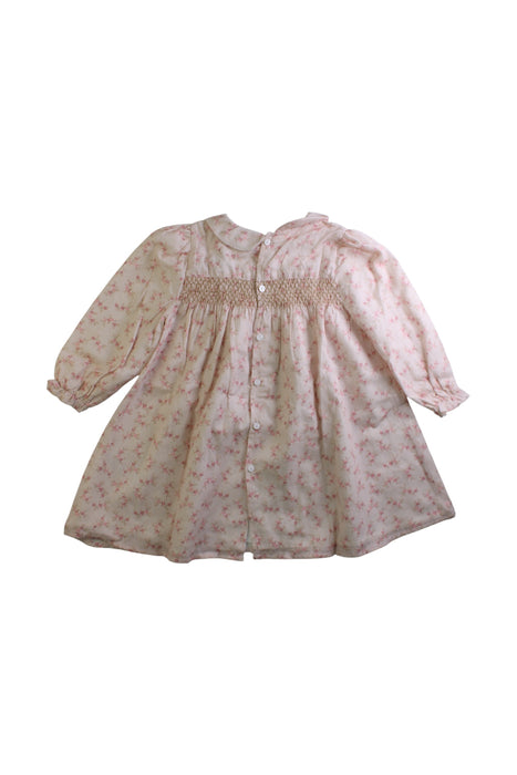 A Pink Long Sleeve Dresses from Wedoble in size 2T for girl. (Back View)