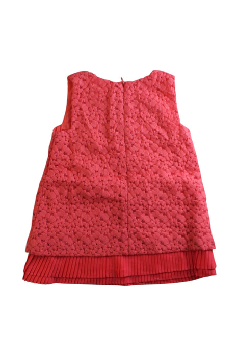 A Pink Sleeveless Dresses from Momonittu in size 6-12M for girl. (Back View)