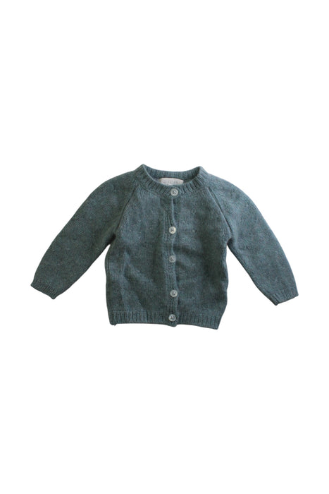 A Grey Cardigans from Olivier London in size 3-6M for neutral. (Front View)