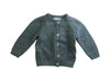 A Grey Cardigans from Olivier London in size 3-6M for neutral. (Front View)