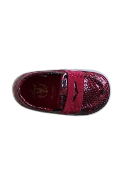 A Burgundy Loafers & Moccasins from Cole Haan in size 6-12M for girl. (Front View)