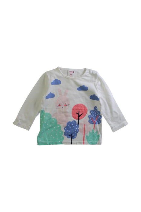 A Multicolour Long Sleeve Tops from Seed in size 3-6M for girl. (Front View)