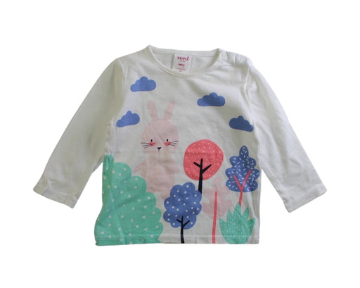 A Multicolour Long Sleeve Tops from Seed in size 3-6M for girl. (Front View)