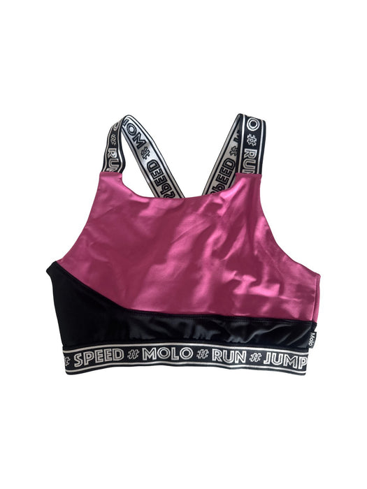 A Pink Active Tops from Molo in size 13Y for girl. (Front View)