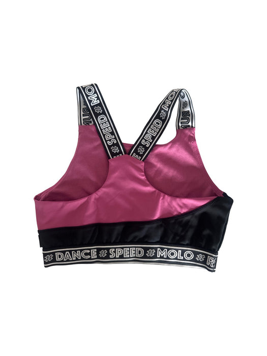 A Pink Active Tops from Molo in size 13Y for girl. (Back View)