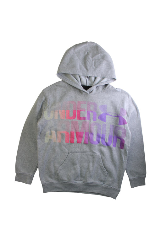 A Multicolour Hooded Sweatshirts from Under Armour in size 10Y for girl. (Front View)