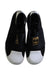 A Black Sneakers from Adidas in size 7Y for girl. (Back View)