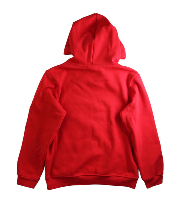 A Red Hooded Sweatshirts from Champion in size 14Y for neutral. (Back View)