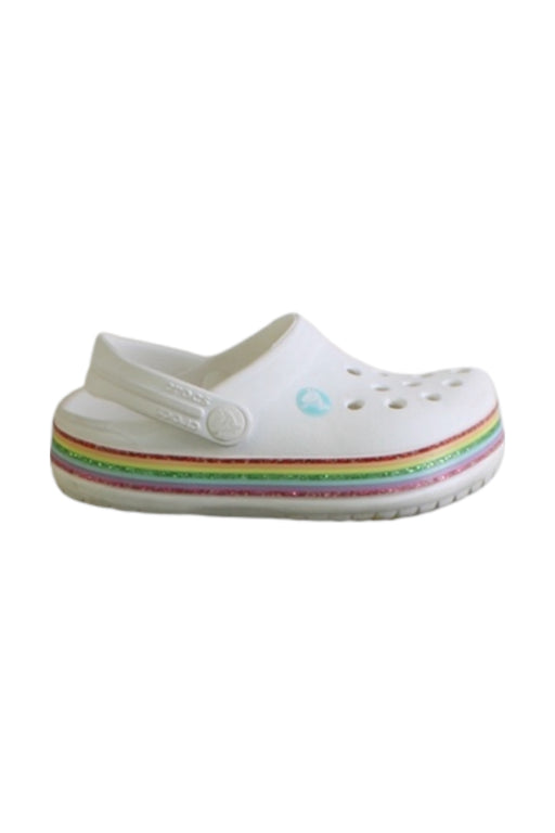 A Multicolour Slip Ons from Crocs in size 18-24M for girl. (Front View)