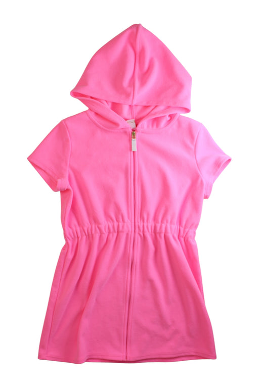 A Pink Cover Ups from Lilly Pulitzer in size 6T for girl. (Front View)