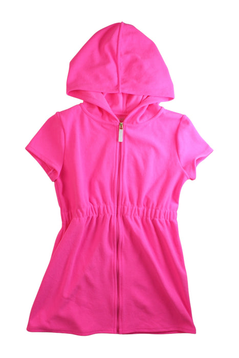 A Pink Cover Ups from Lilly Pulitzer in size 6T for girl. (Front View)