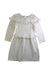 A White Long Sleeve Dresses from Janie & Jack in size 8Y for girl. (Front View)