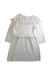 A White Long Sleeve Dresses from Janie & Jack in size 8Y for girl. (Back View)