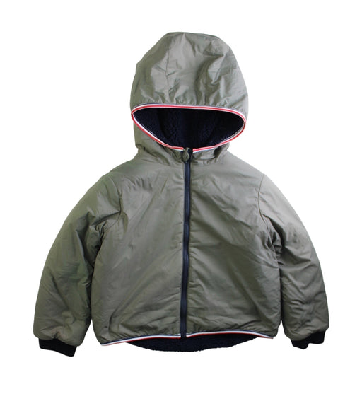 A Green Puffer/Quilted Coats & Outerwear from Bonpoint in size 6T for neutral. (Front View)