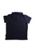 A Navy Short Sleeve Polos from Seed in size 4T for boy. (Back View)