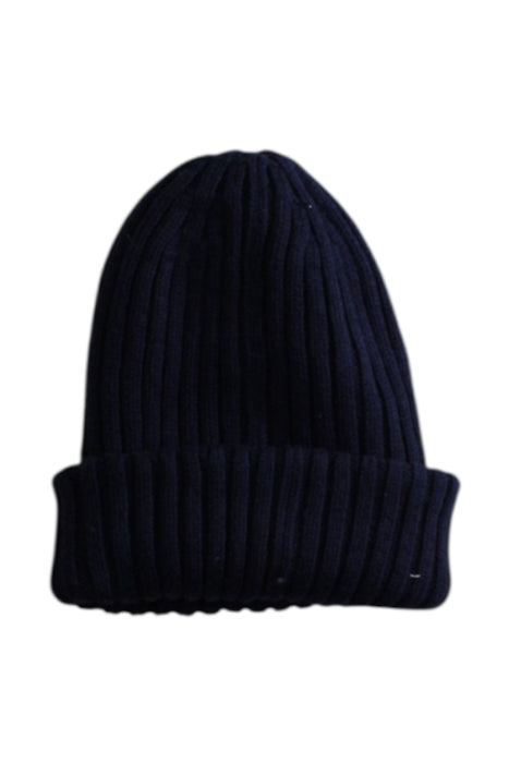 A Navy Winter Hats from Jacadi in size 3T for neutral. (Back View)