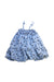 A Blue Sleeveless Rompers from Seed in size 4T for girl. (Back View)