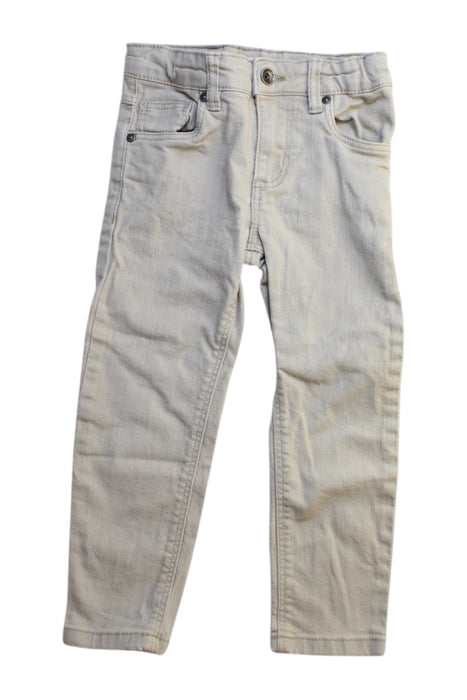 A Beige Jeans from DPAM in size 3T for neutral. (Front View)