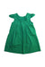 A Green Sleeveless Dresses from Naf Naf Enfant in size 4T for girl. (Back View)