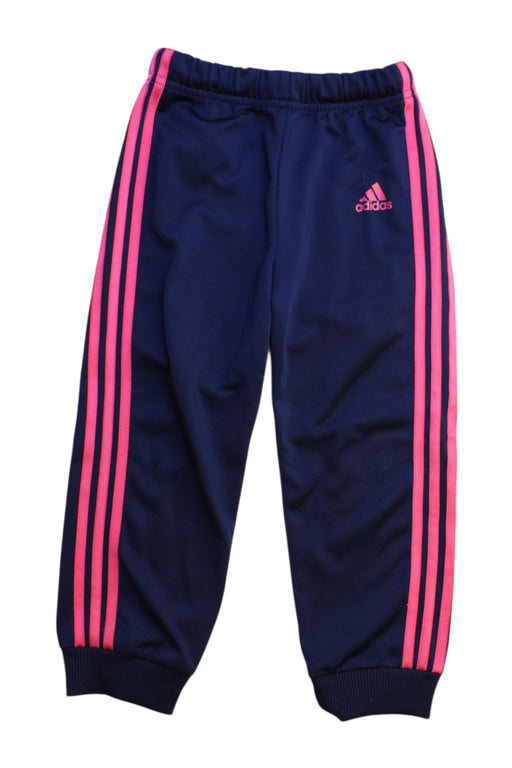 A Navy Sweatpants from Adidas in size 3T for girl. (Front View)