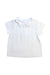 A White Short Sleeve Tops from Jacadi in size 12-18M for girl. (Front View)