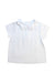 A White Short Sleeve Tops from Jacadi in size 12-18M for girl. (Front View)