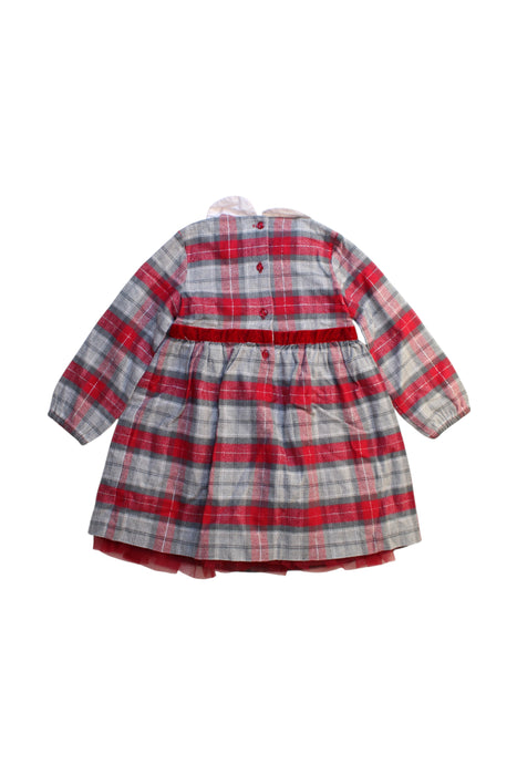 A Multicolour Long Sleeve Dresses from Chicco in size 2T for girl. (Back View)