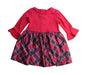 A Pink Long Sleeve Dresses from Chicco in size 2T for girl. (Front View)