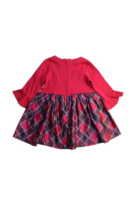 A Pink Long Sleeve Dresses from Chicco in size 2T for girl. (Back View)