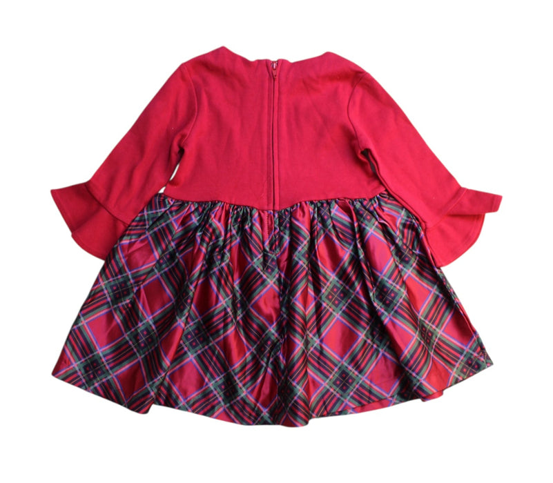 A Pink Long Sleeve Dresses from Chicco in size 2T for girl. (Back View)