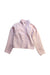 A Pink Lightweight Jackets from Guess in size 7Y for girl. (Front View)