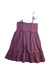 A Purple Sleeveless Dresses from Jamie Kay in size 7Y for girl. (Front View)