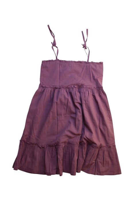 A Purple Sleeveless Dresses from Jamie Kay in size 7Y for girl. (Back View)