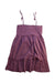 A Purple Sleeveless Dresses from Jamie Kay in size 7Y for girl. (Back View)