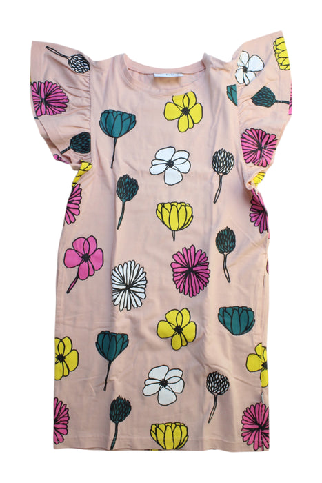A Multicolour Short Sleeve Dresses from Minti in size 7Y for girl. (Front View)