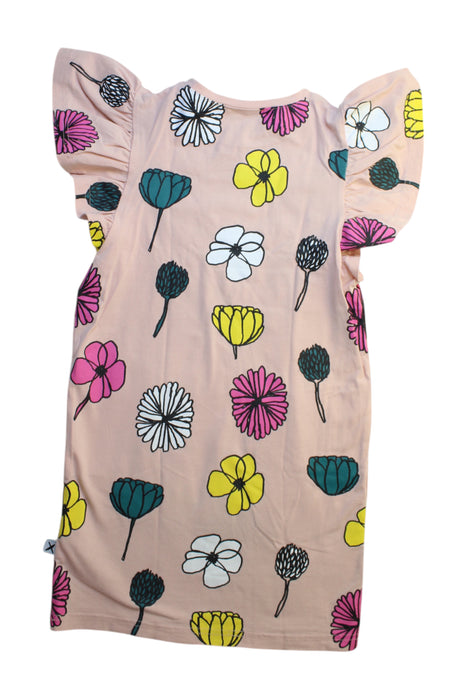A Multicolour Short Sleeve Dresses from Minti in size 7Y for girl. (Back View)